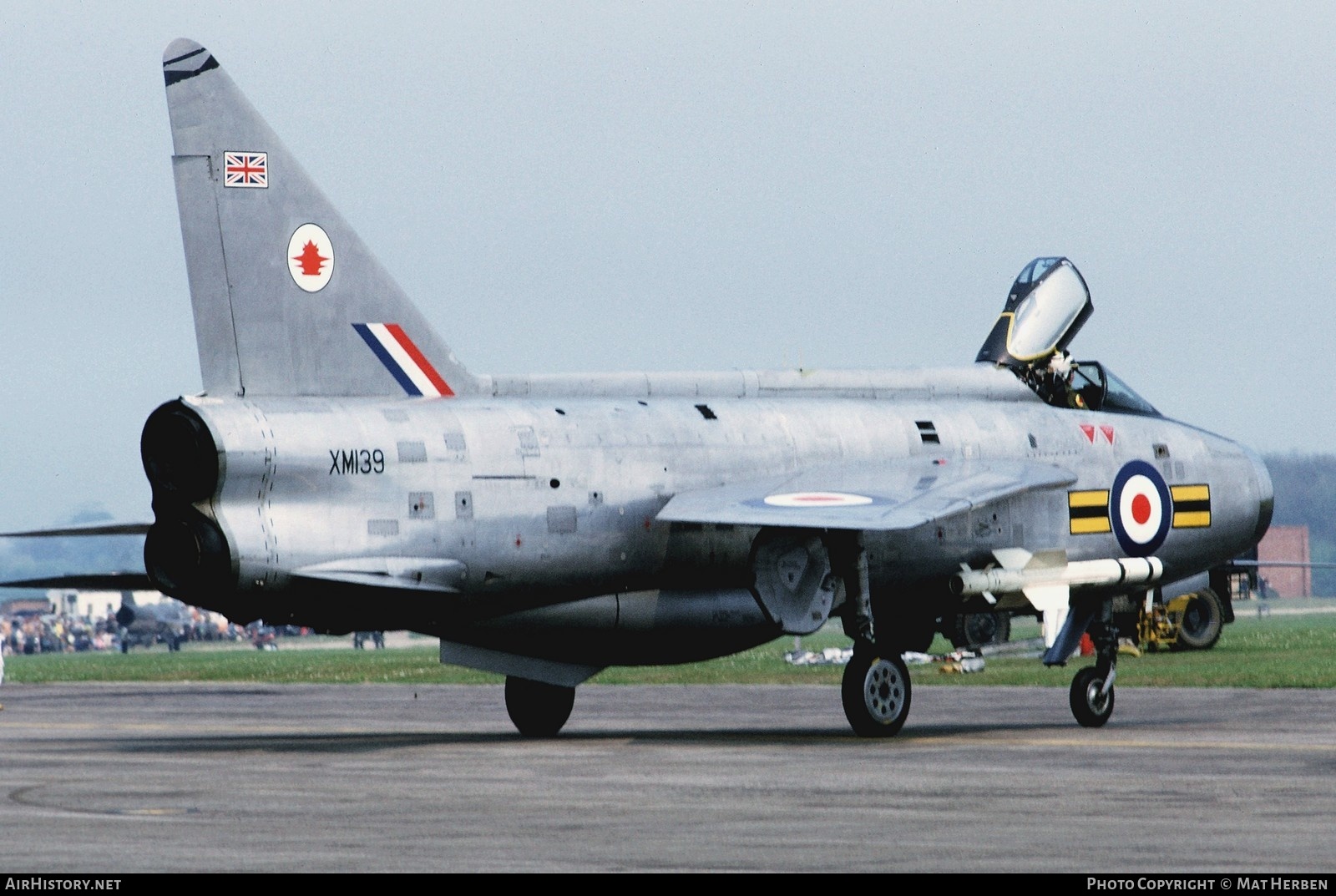 Aircraft Photo of XM139 | English Electric Lightning F1 | UK - Air Force | AirHistory.net #399356