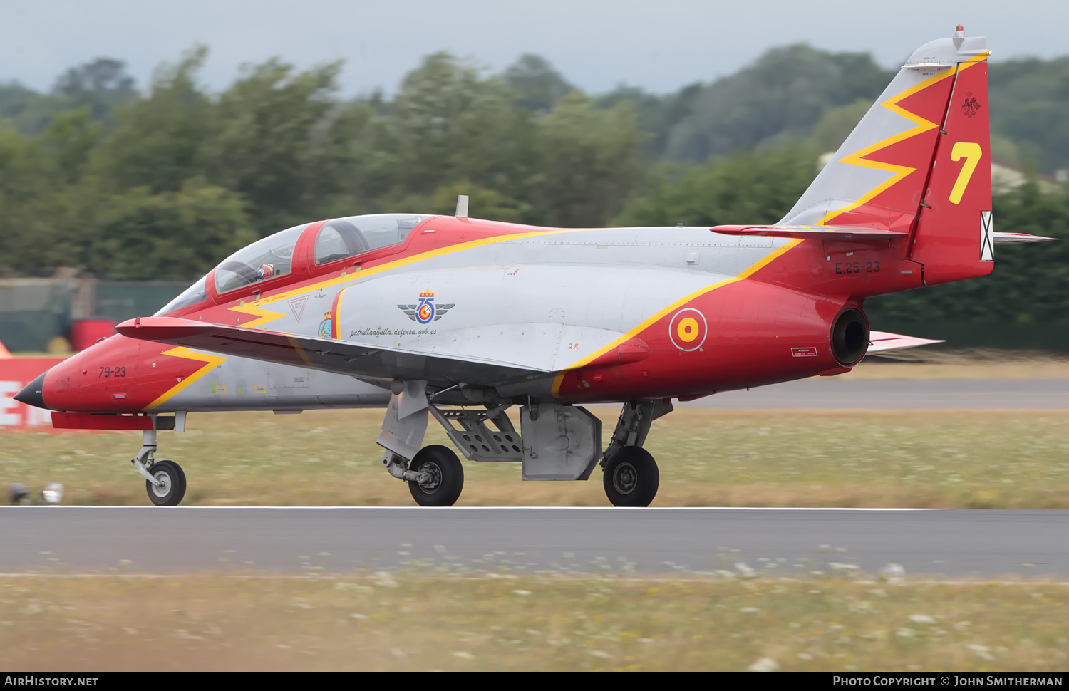 Aircraft Photo of E.25-23 | CASA C101EB Aviojet | Spain - Air Force | AirHistory.net #399367