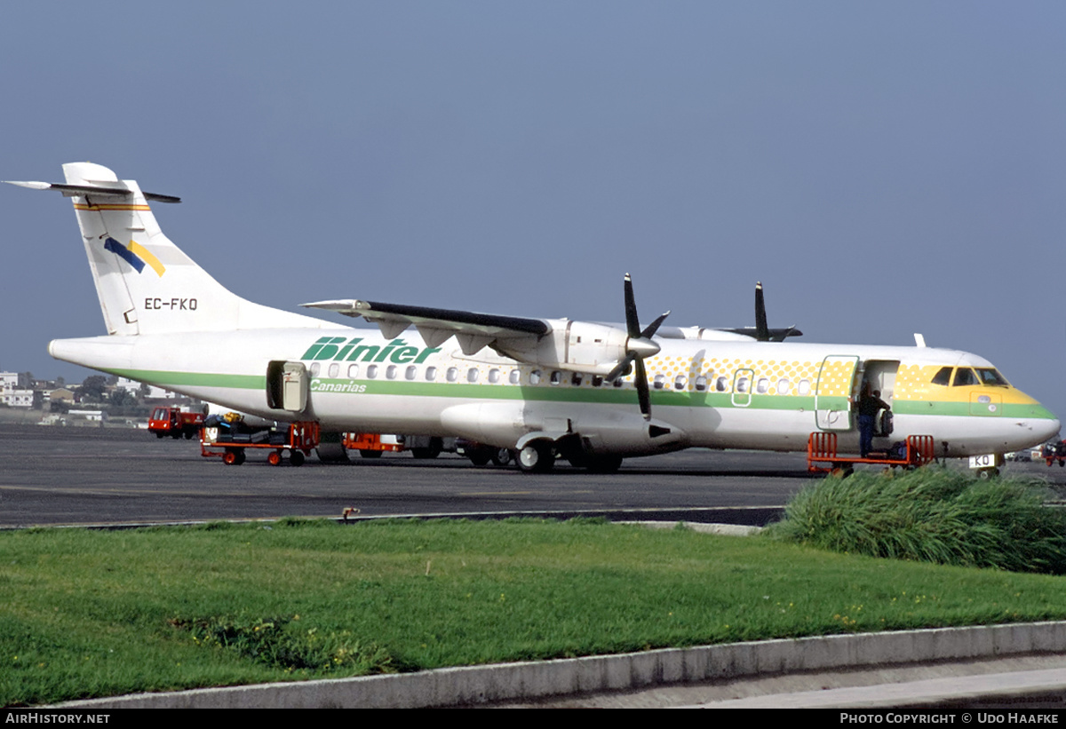 Aircraft Photo of EC-FKQ | ATR ATR-72-201 | Binter Canarias | AirHistory.net #399368