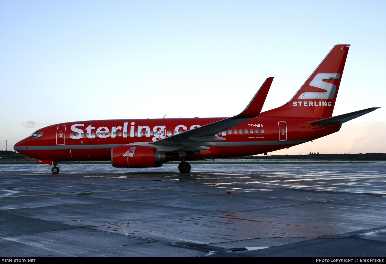 Aircraft Photo of TF-NBA | Boeing 737-7Q8 | Sterling Airlines | AirHistory.net #399380