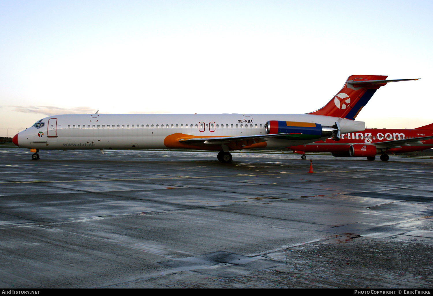 Aircraft Photo of SE-RBA | McDonnell Douglas MD-87 (DC-9-87) | Danish Air Transport - DAT | AirHistory.net #399383