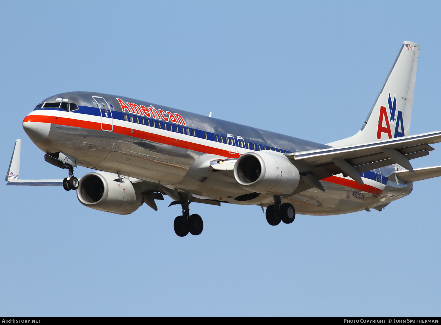 Aircraft Photo of N926AN | Boeing 737-823 | American Airlines | AirHistory.net #399400