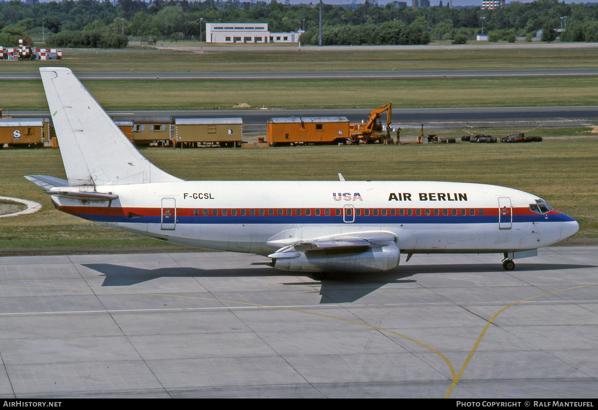 Aircraft Photo of F-GCSL | Boeing 737-222 | Air Berlin USA | AirHistory.net #399432