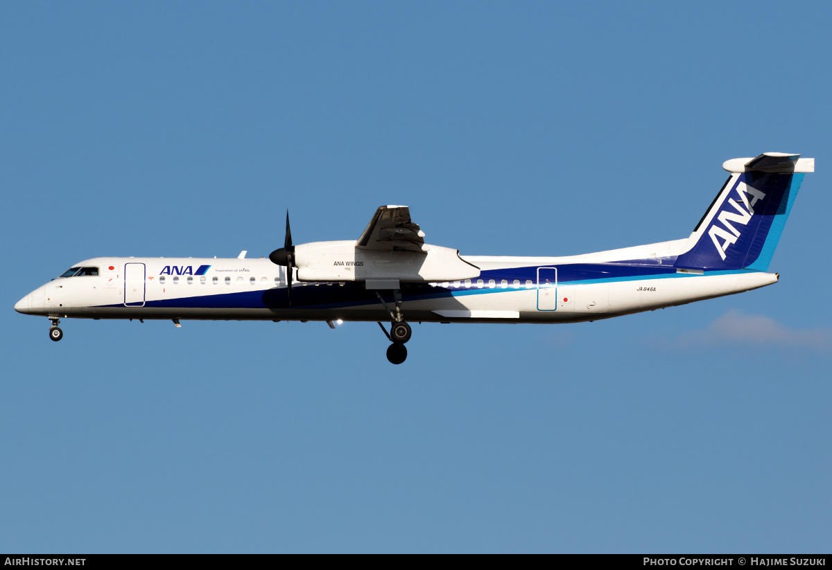 Aircraft Photo of JA846A | Bombardier DHC-8-402 Dash 8 | All Nippon Airways - ANA | AirHistory.net #399435