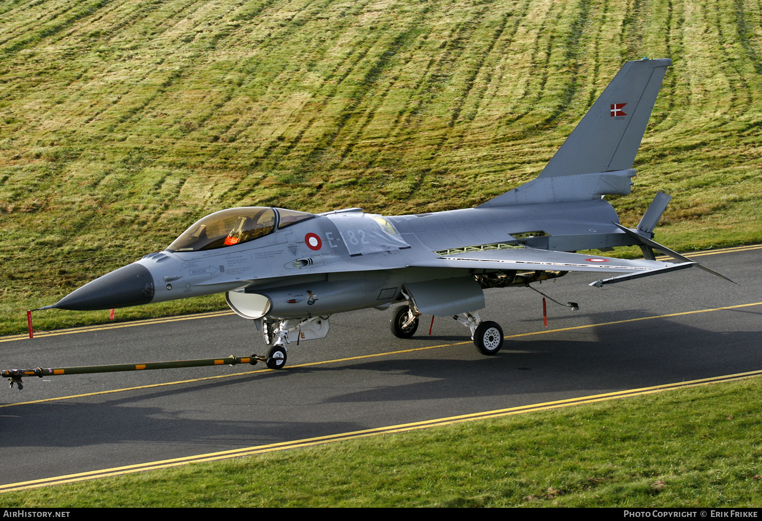 Aircraft Photo of E-182 | General Dynamics F-16AM Fighting Falcon | Denmark - Air Force | AirHistory.net #399472