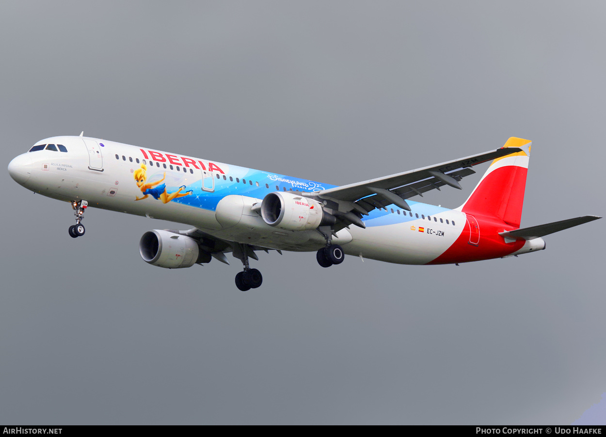 Aircraft Photo of EC-JZM | Airbus A321-212 | Iberia | AirHistory.net #399505