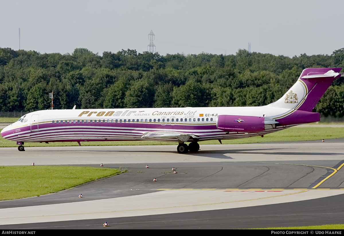 Aircraft Photo of EC-KJI | McDonnell Douglas MD-87 (DC-9-87) | Pronair Airlines | AirHistory.net #399512