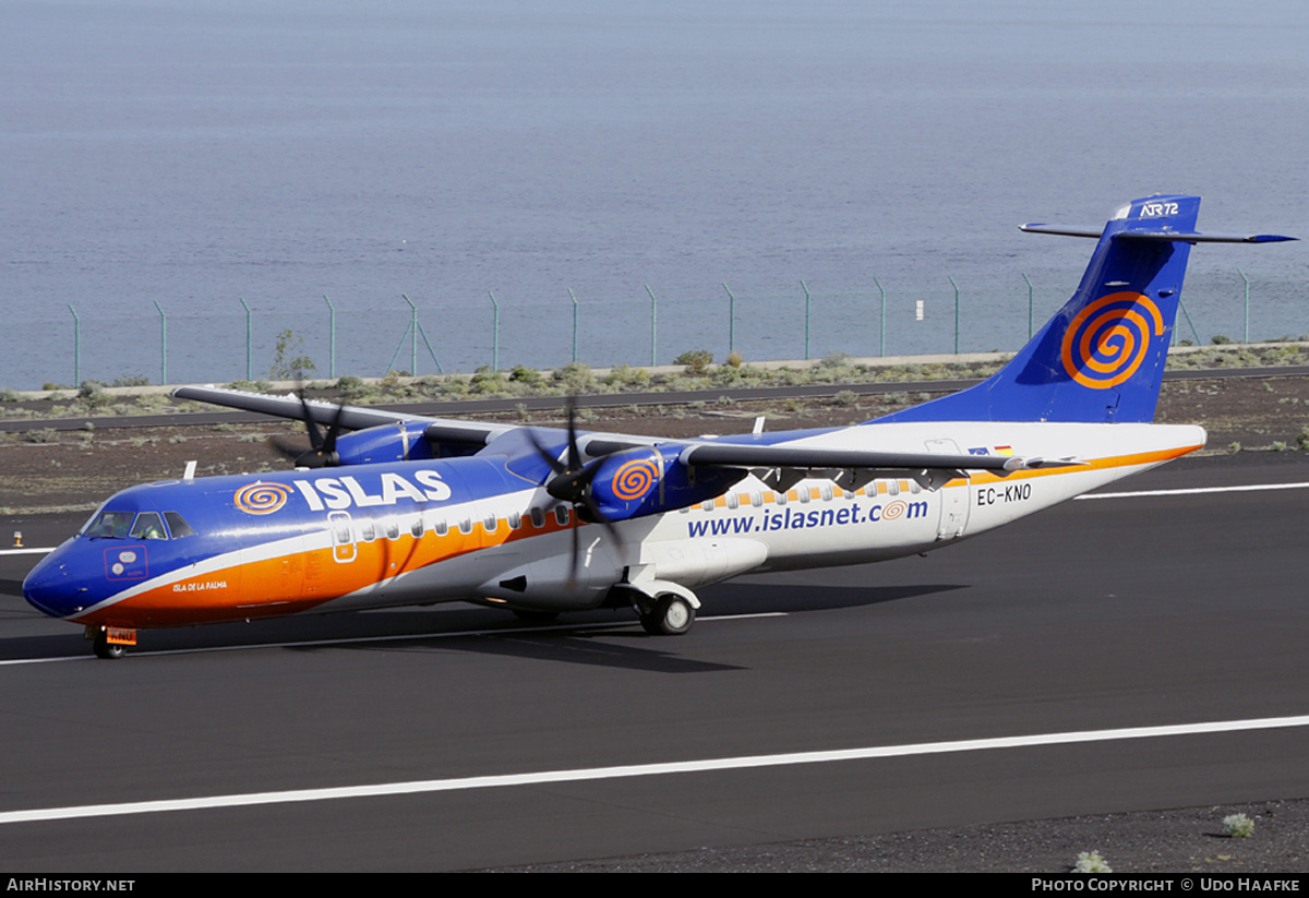 Aircraft Photo of EC-KNO | ATR ATR-72-500 (ATR-72-212A) | Islas Airways | AirHistory.net #399514