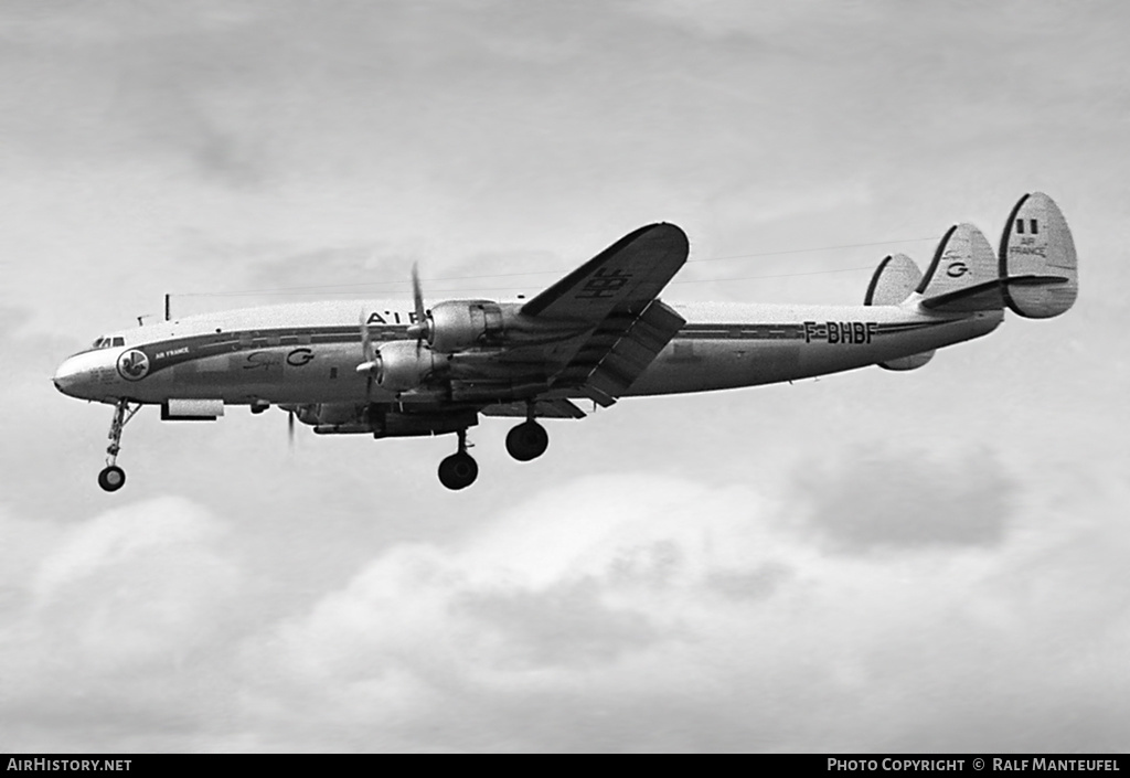 Aircraft Photo of F-BHBF | Lockheed L-1049G Super Constellation | Air France | AirHistory.net #399516