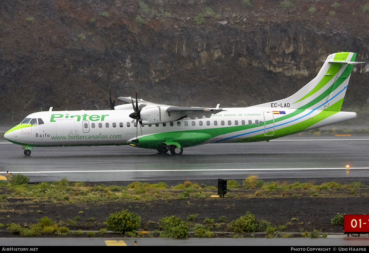 Aircraft Photo of EC-LAD | ATR ATR-72-500 (ATR-72-212A) | Binter Canarias | AirHistory.net #399517