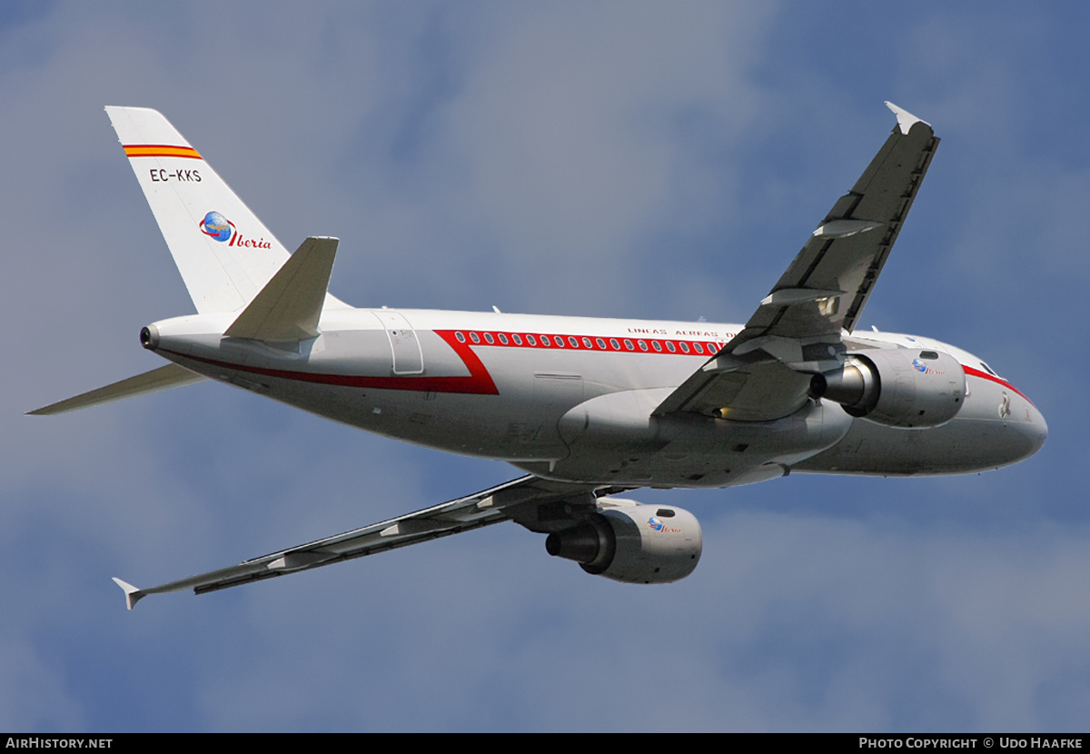 Aircraft Photo of EC-KKS | Airbus A319-111 | Iberia | AirHistory.net #399524