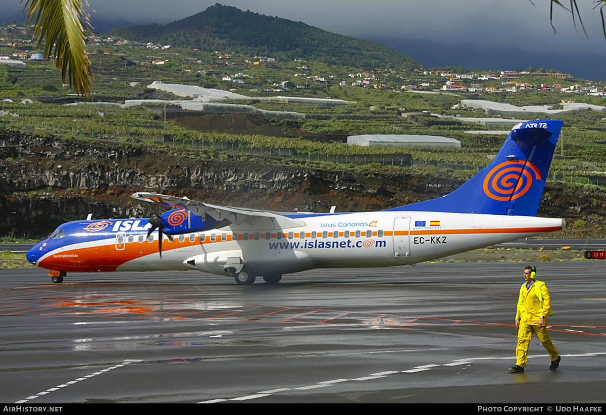 Aircraft Photo of EC-KKZ | ATR ATR-72-500 (ATR-72-212A) | Islas Airways | AirHistory.net #399526