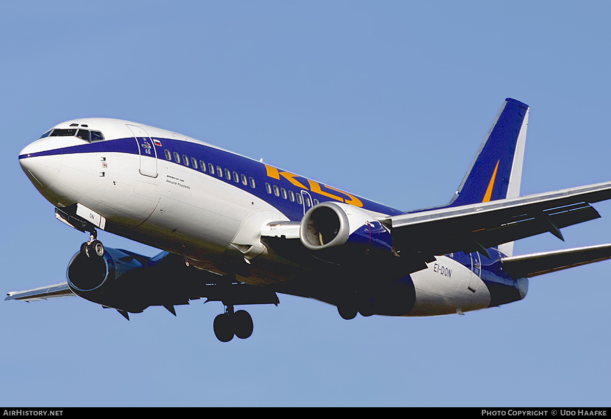 Aircraft Photo of EI-DON | Boeing 737-3Y0 | KD Avia | AirHistory.net #399530