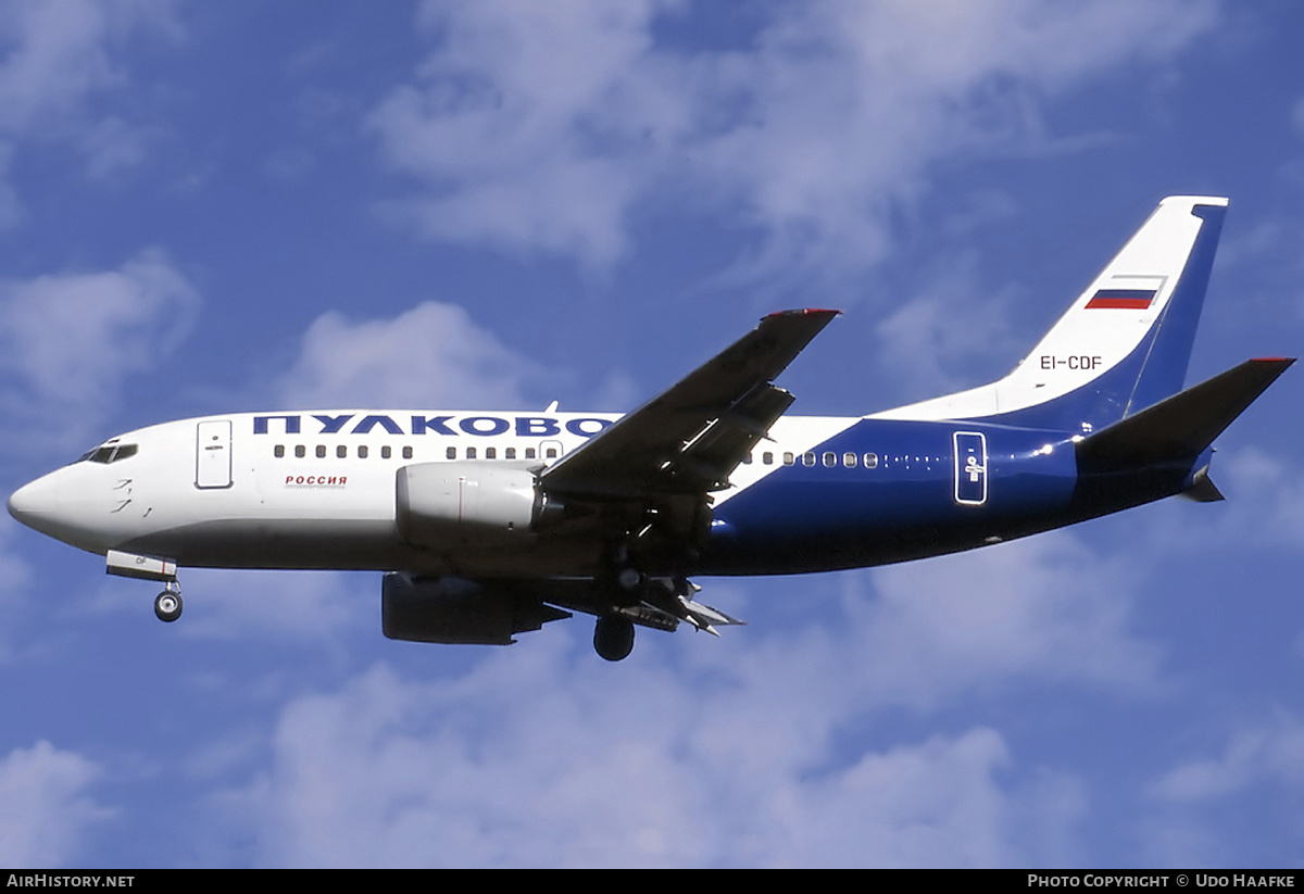 Aircraft Photo of EI-CDF | Boeing 737-548 | Pulkovo Airlines | AirHistory.net #399539