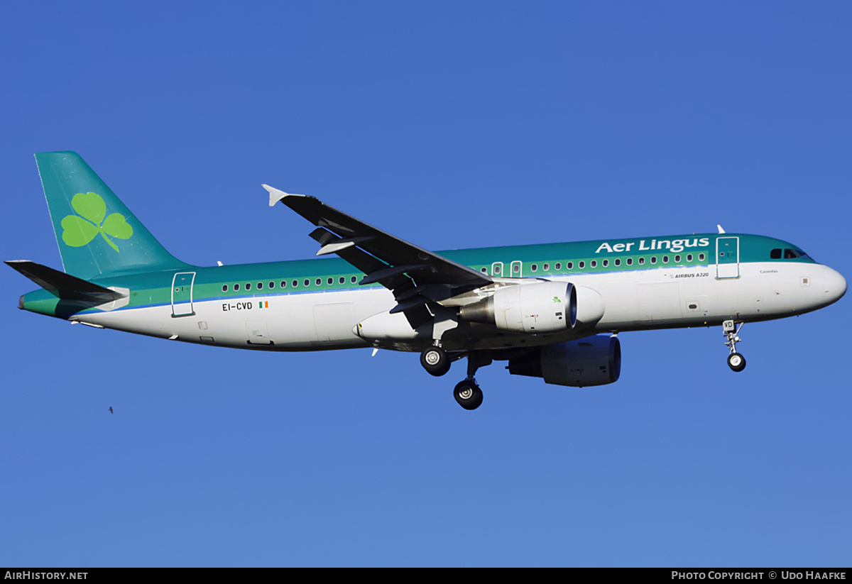 Aircraft Photo of EI-CVD | Airbus A320-214 | Aer Lingus | AirHistory.net #399543