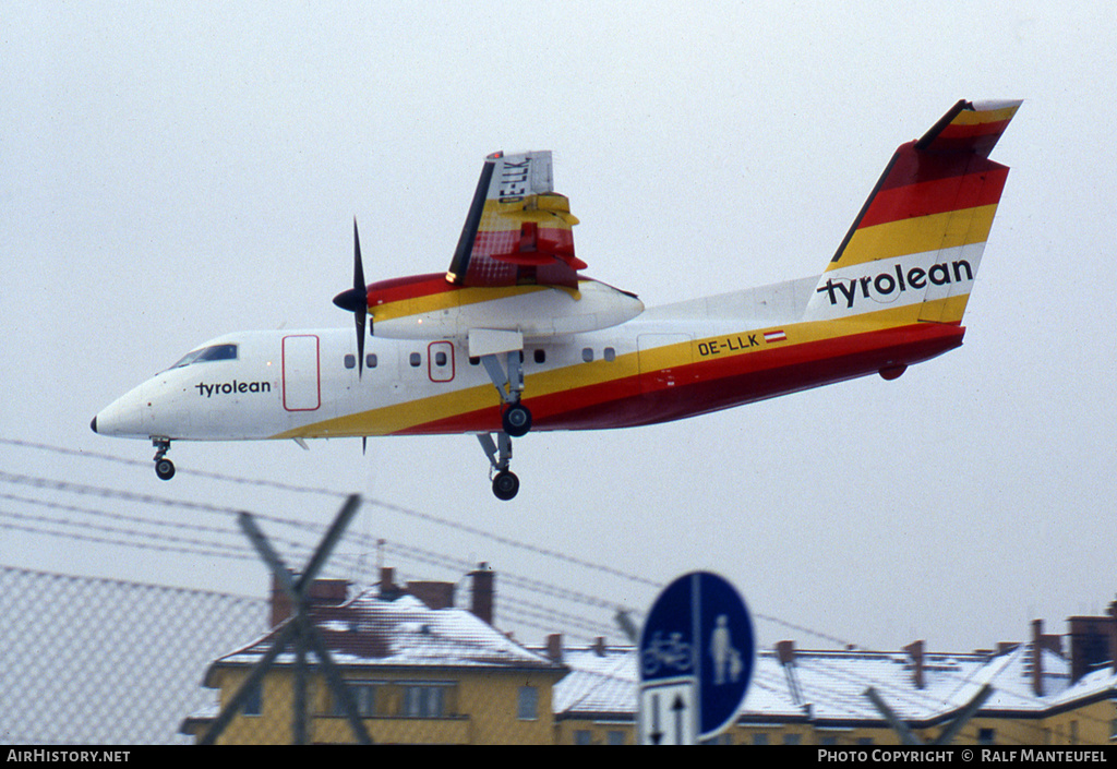 Aircraft Photo of OE-LLK | De Havilland Canada DHC-8-103 Dash 8 | Tyrolean Airways | AirHistory.net #399553