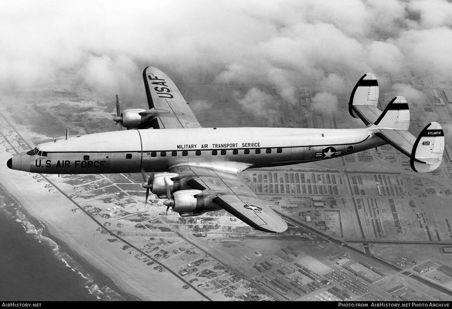 Aircraft Photo of 54-151 / 4151 | Lockheed C-121C Super Constellation | USA - Air Force | AirHistory.net #399585