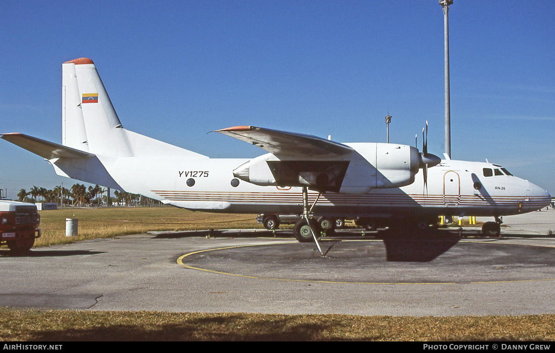 Aircraft Photo of YV1275 | Antonov An-26 | AirHistory.net #399610