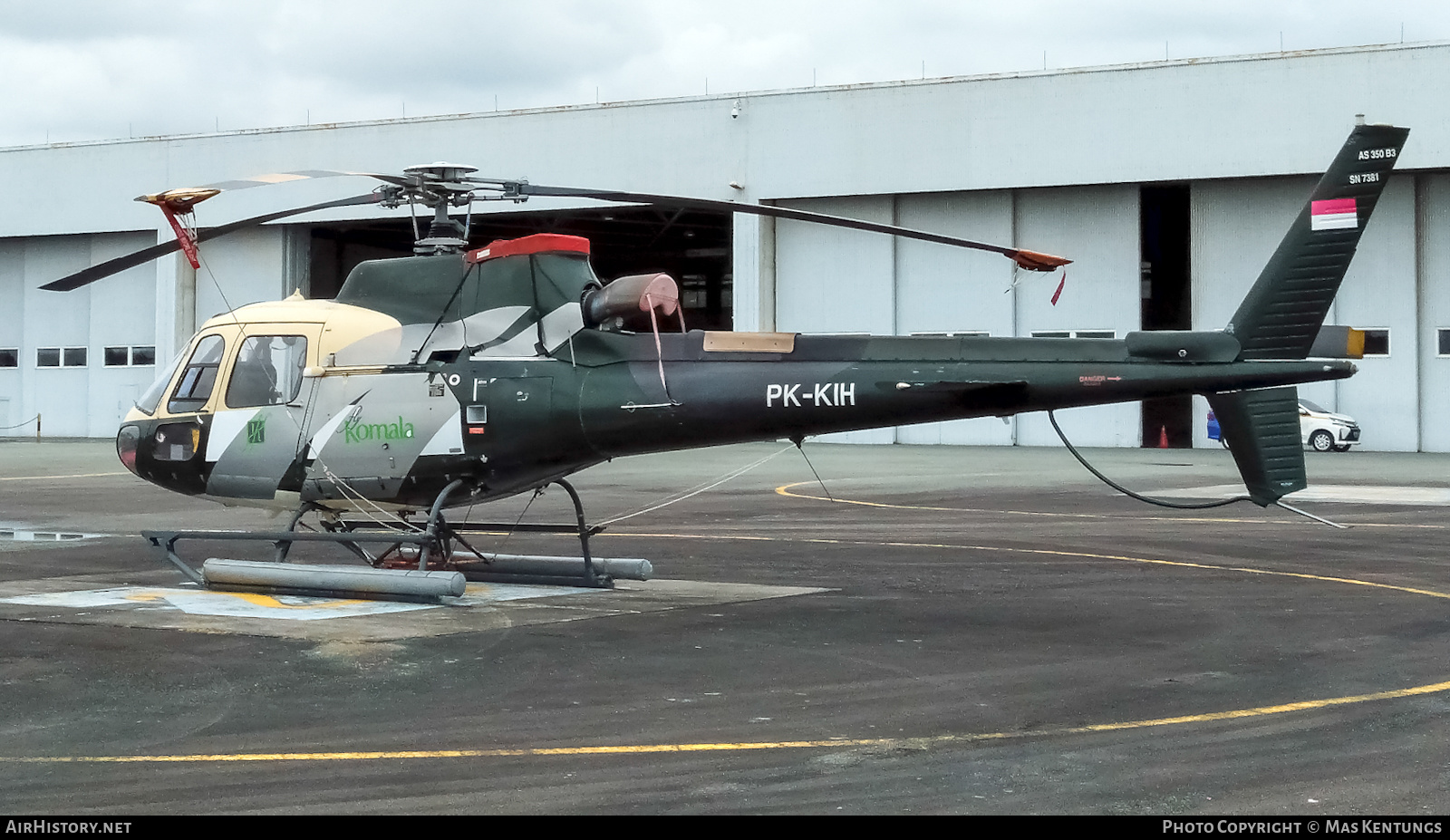 Aircraft Photo of PK-KIH | Eurocopter AS-350B-3 Ecureuil | Komala Indonesia | AirHistory.net #399626