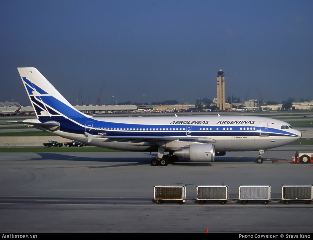 Aircraft Photo of F-OGYR | Airbus A310-324 | Aerolíneas Argentinas | AirHistory.net #399666