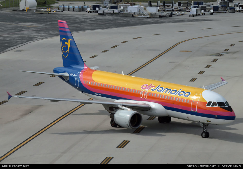 Aircraft Photo of 6Y-JMJ | Airbus A320-214 | Air Jamaica | AirHistory.net #399683