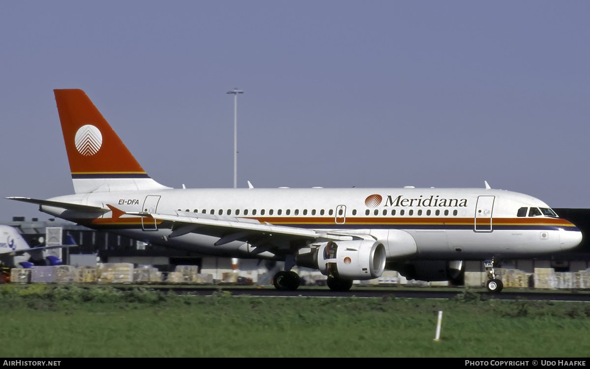 Aircraft Photo of EI-DFA | Airbus A319-112 | Meridiana | AirHistory.net #399732
