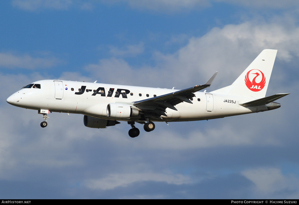 Aircraft Photo of JA225J | Embraer 170STD (ERJ-170-100STD) | J-Air | AirHistory.net #399755