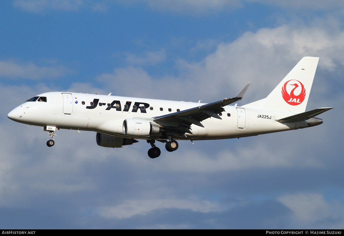 Aircraft Photo of JA225J | Embraer 170STD (ERJ-170-100STD) | J-Air | AirHistory.net #399755