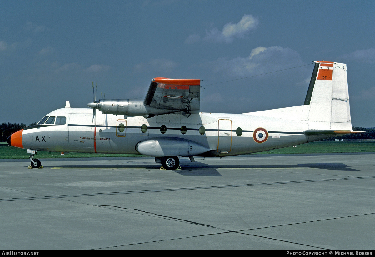Aircraft Photo of 107 | Aerospatiale N-262D-51 Fregate | France - Air Force | AirHistory.net #399767