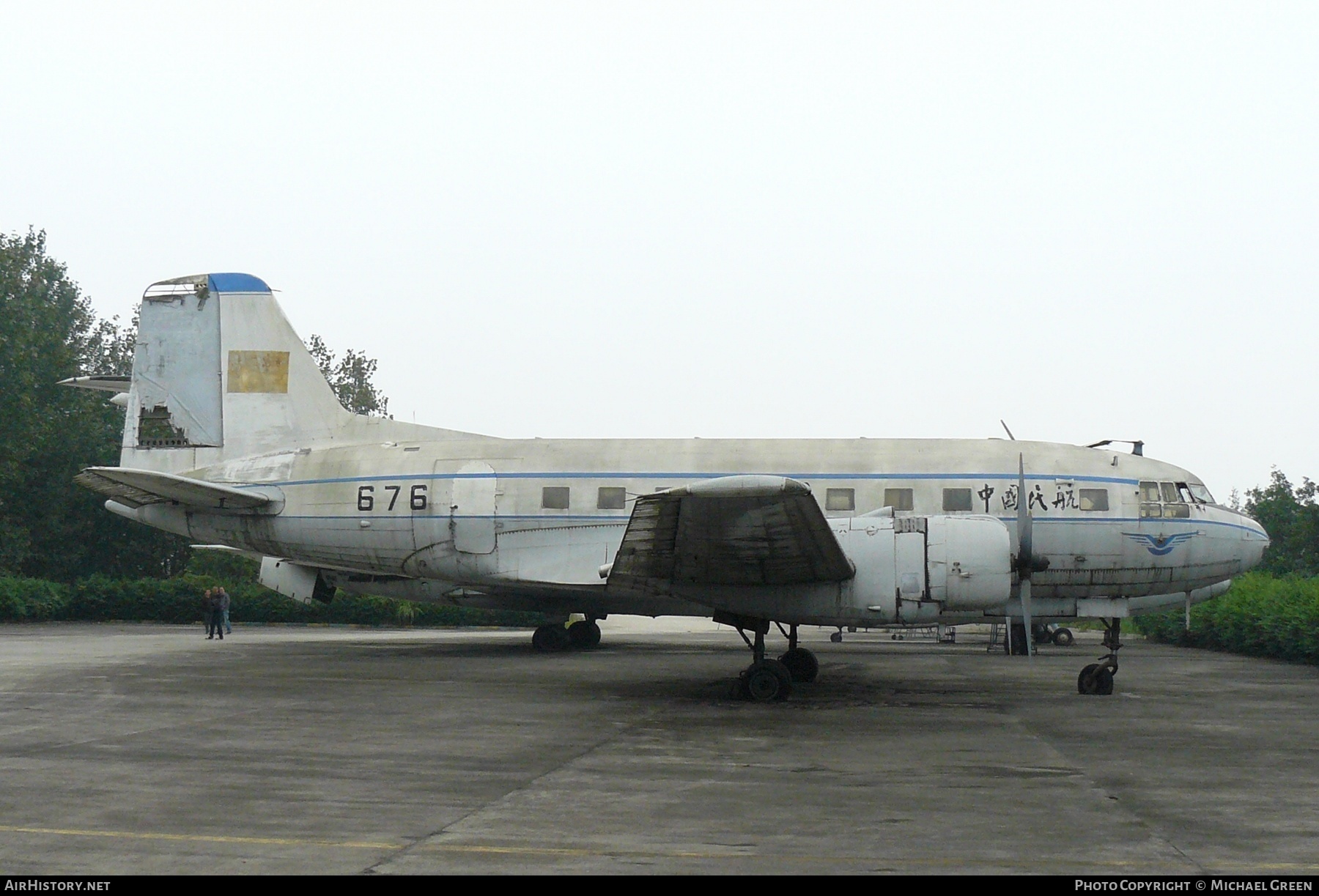 Aircraft Photo of 676 | Ilyushin Il-14P | CAAC - Civil Aviation Administration of China | AirHistory.net #399769