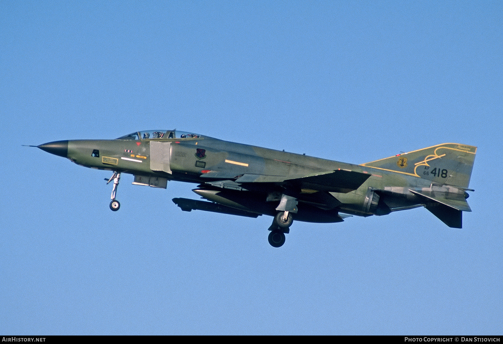 Aircraft Photo of 66-0418 / AF66-418 | McDonnell Douglas RF-4C Phantom II | USA - Air Force | AirHistory.net #399787