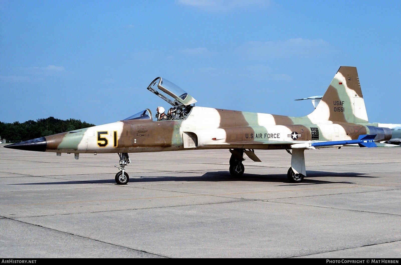 Aircraft Photo of 74-1551 / 01551 | Northrop F-5E Tiger II | USA - Air Force | AirHistory.net #399838