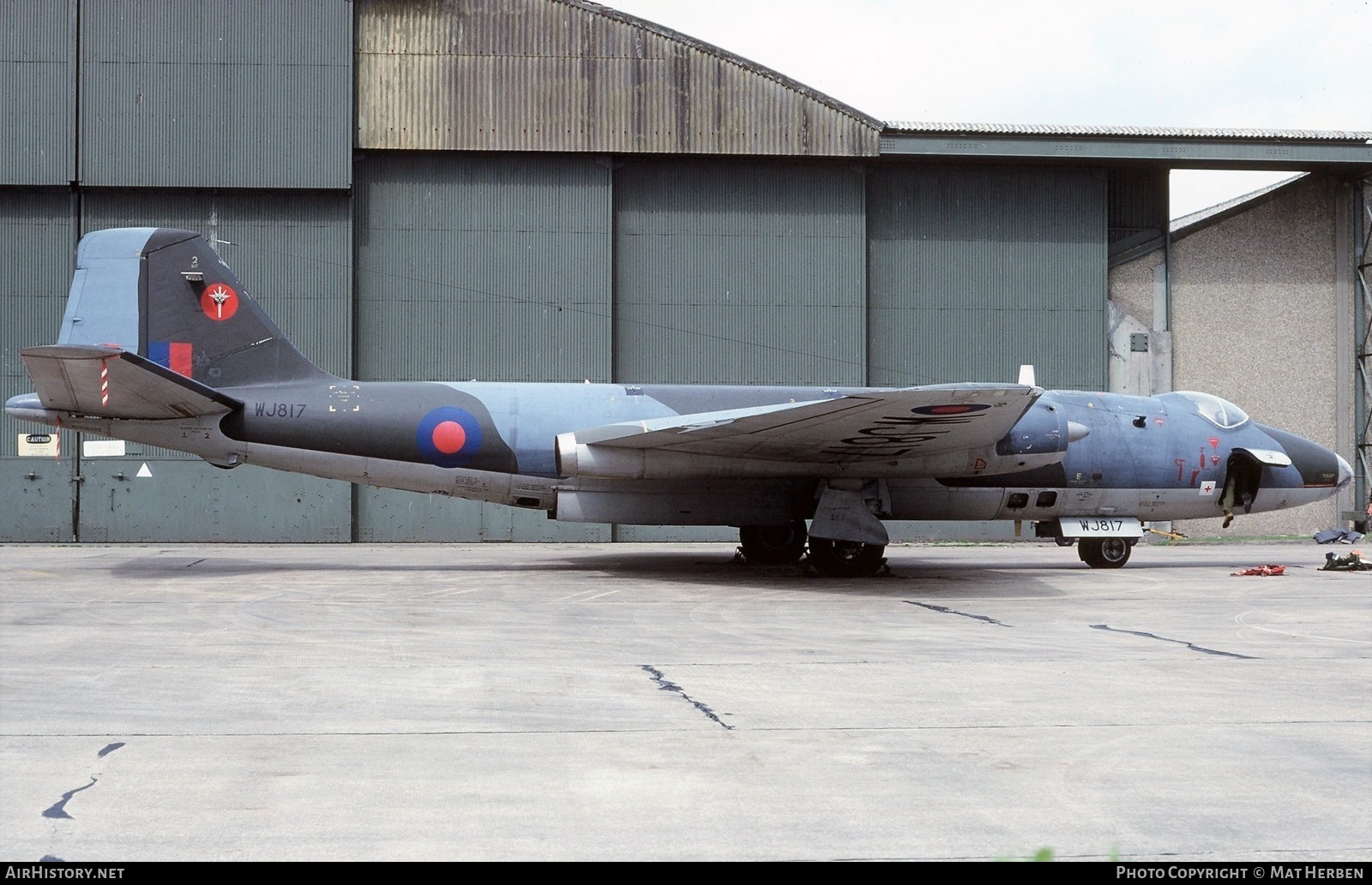 Aircraft Photo of WJ817 | English Electric Canberra PR7 | UK - Air Force | AirHistory.net #399840