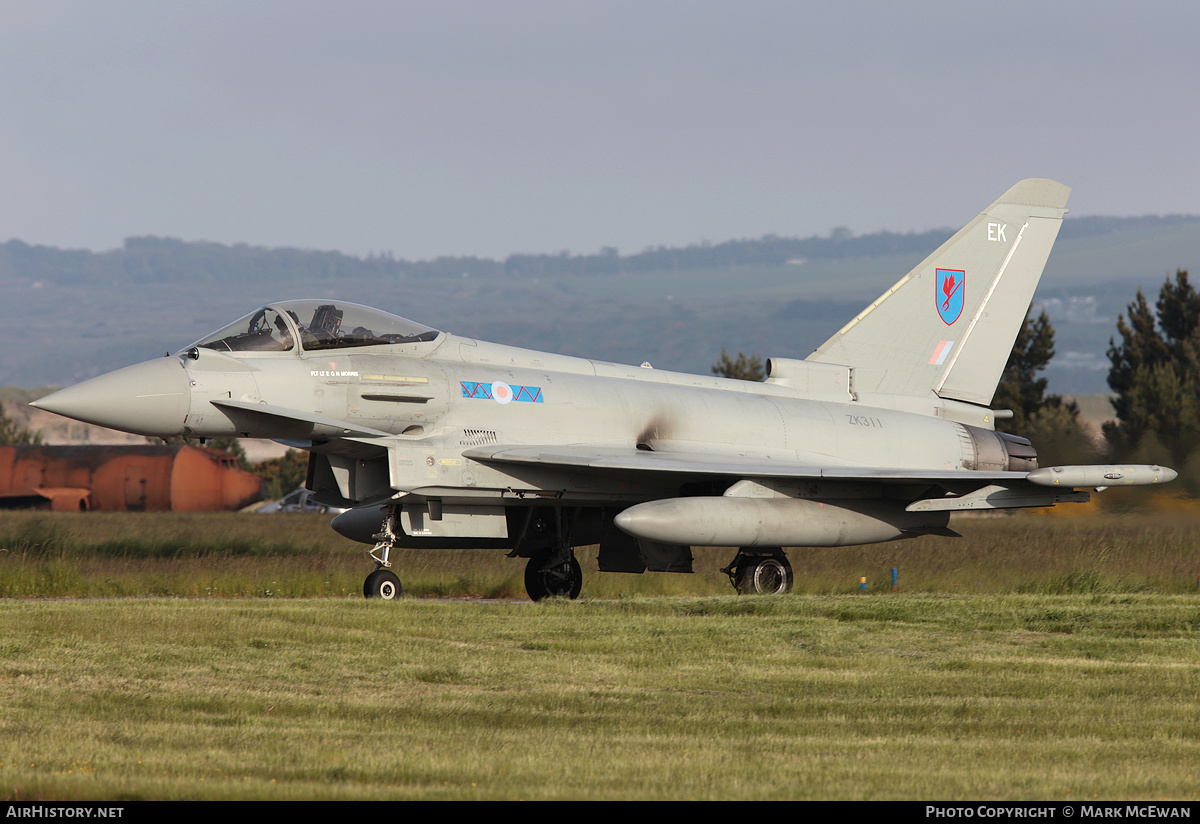 Aircraft Photo of ZK311 | Eurofighter EF-2000 Typhoon FGR4 | UK - Air Force | AirHistory.net #399855