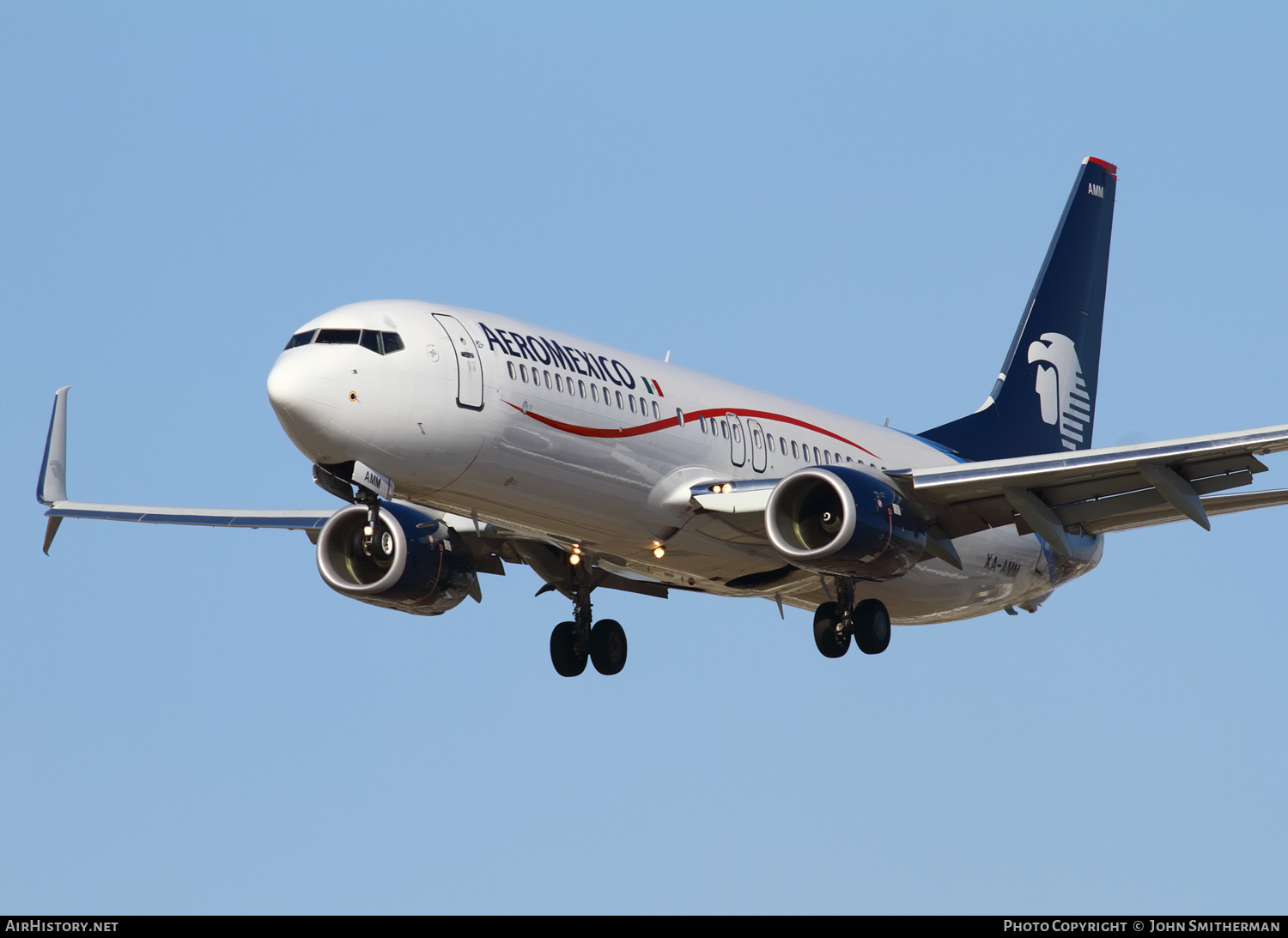 Aircraft Photo of XA-AMM | Boeing 737-852 | AeroMéxico | AirHistory.net #399888