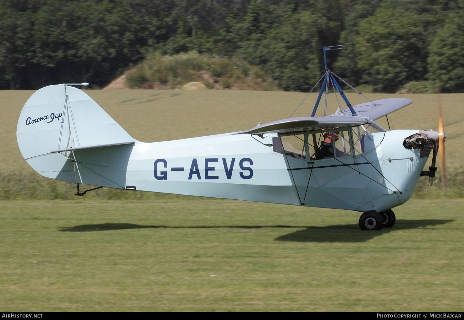 Aircraft Photo of G-AEVS | Aeronca 100 | AirHistory.net #399890