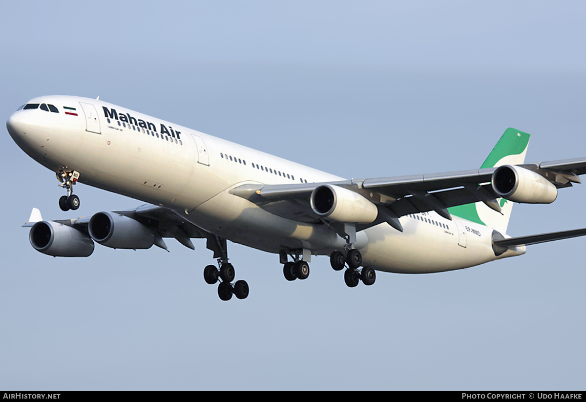 Aircraft Photo of EP-MMD | Airbus A340-313 | Mahan Air | AirHistory.net #399902