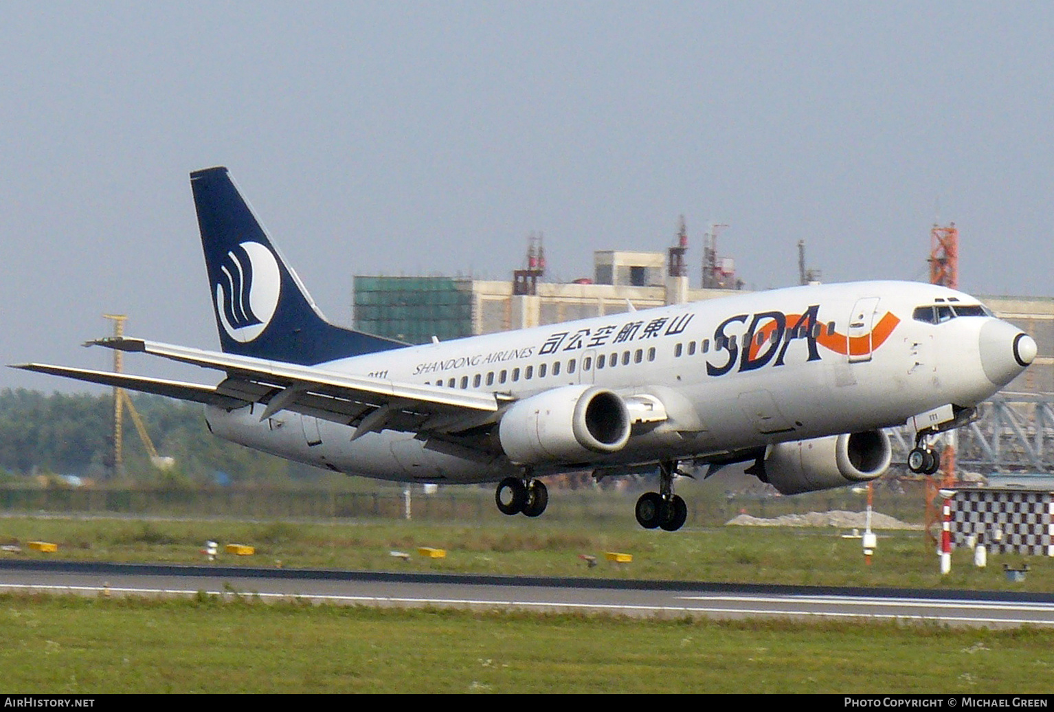 Aircraft Photo of B-2111 | Boeing 737-36Q | Shandong Airlines - SDA | AirHistory.net #399923