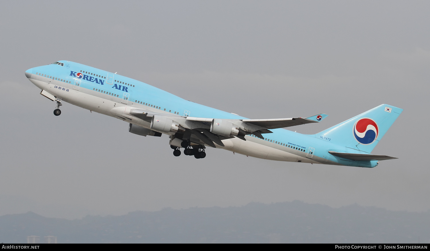 Aircraft Photo of HL7472 | Boeing 747-4B5 | Korean Air | AirHistory.net #399924