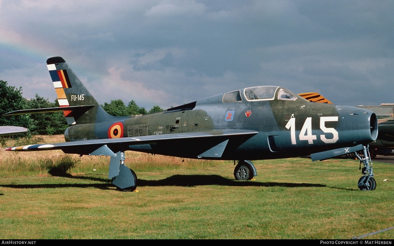 Aircraft Photo of FU-145 | Republic F-84F Thunderstreak | Belgium - Air Force | AirHistory.net #400052