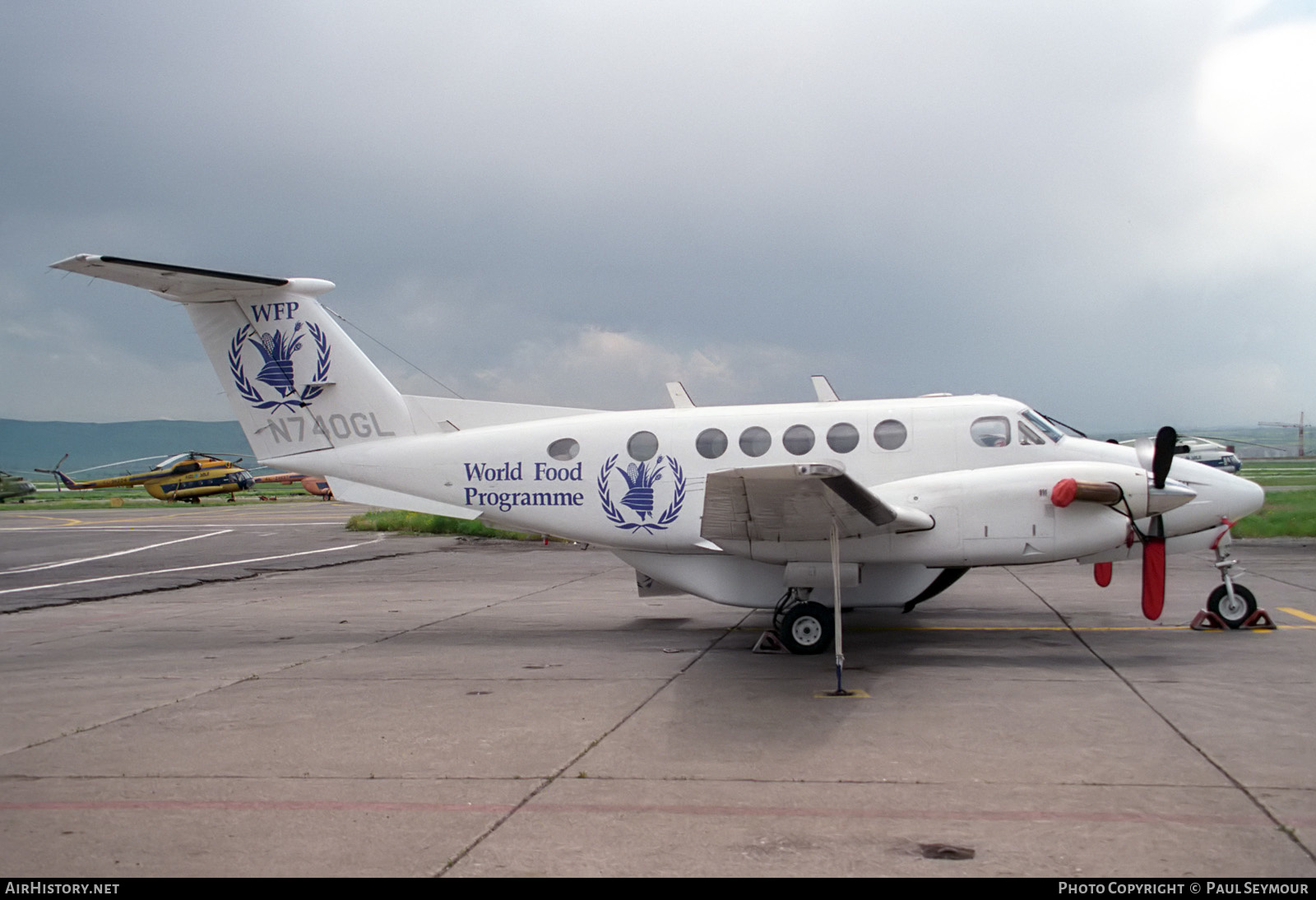 Aircraft Photo of N740GL | Beech 200 Super King Air | United Nations World Food Programme - WFP | AirHistory.net #400054