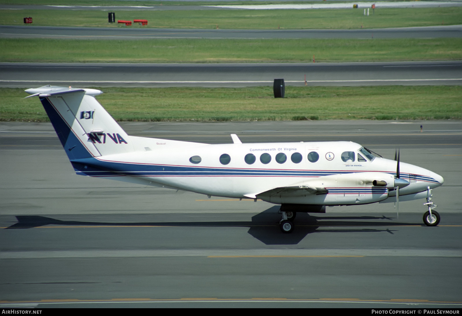 Aircraft Photo of N7VA | Beech 200 Super King Air | Commonwealth of Virginia | AirHistory.net #400057