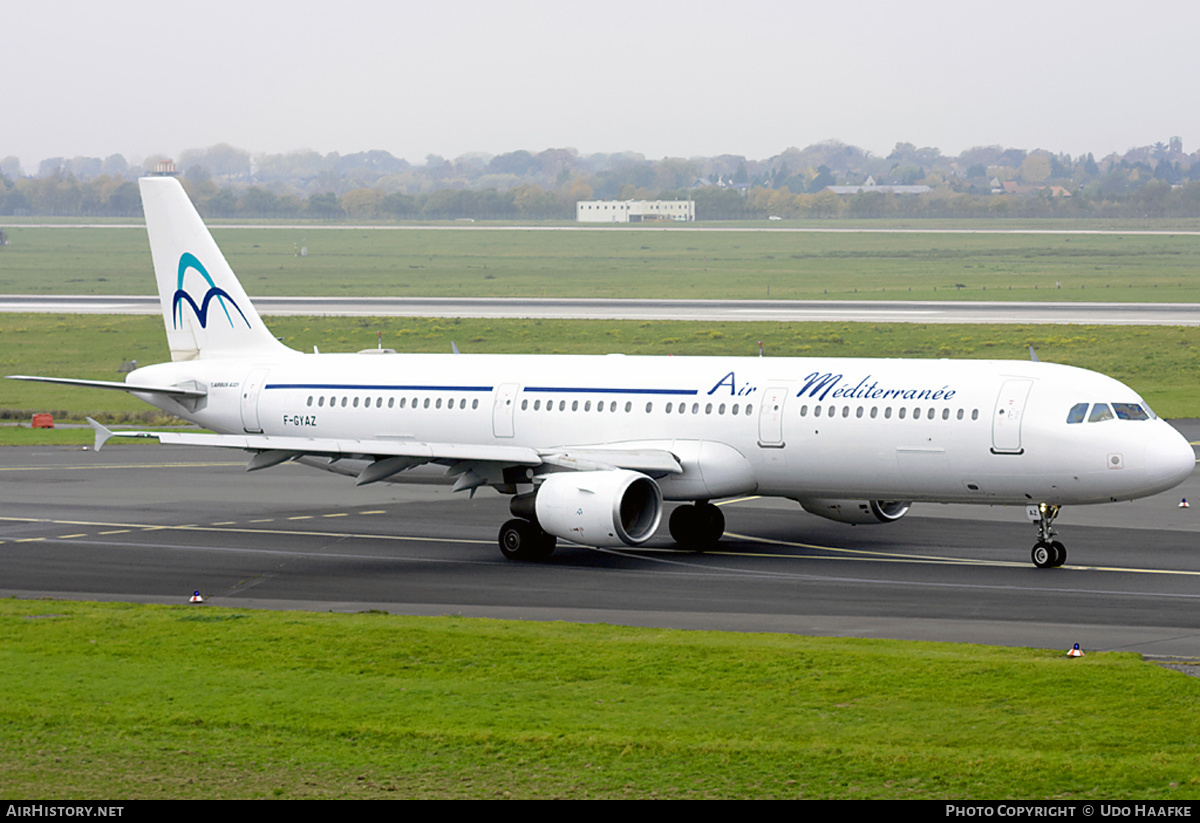 Aircraft Photo of F-GYAZ | Airbus A321-111 | Air Méditerranée | AirHistory.net #400074