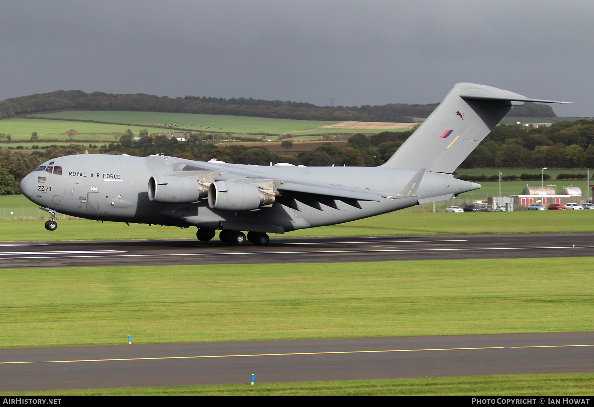 Aircraft Photo of ZZ173 | Boeing C-17A Globemaster III | UK - Air Force | AirHistory.net #400077