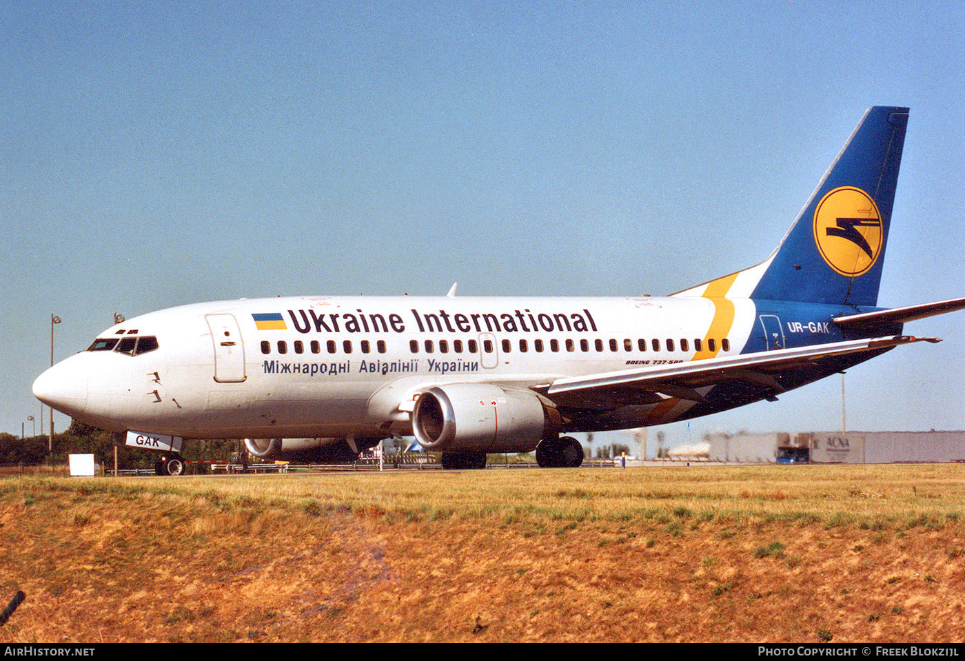 Aircraft Photo of UR-GAK | Boeing 737-5Y0 | Ukraine International Airlines | AirHistory.net #400139