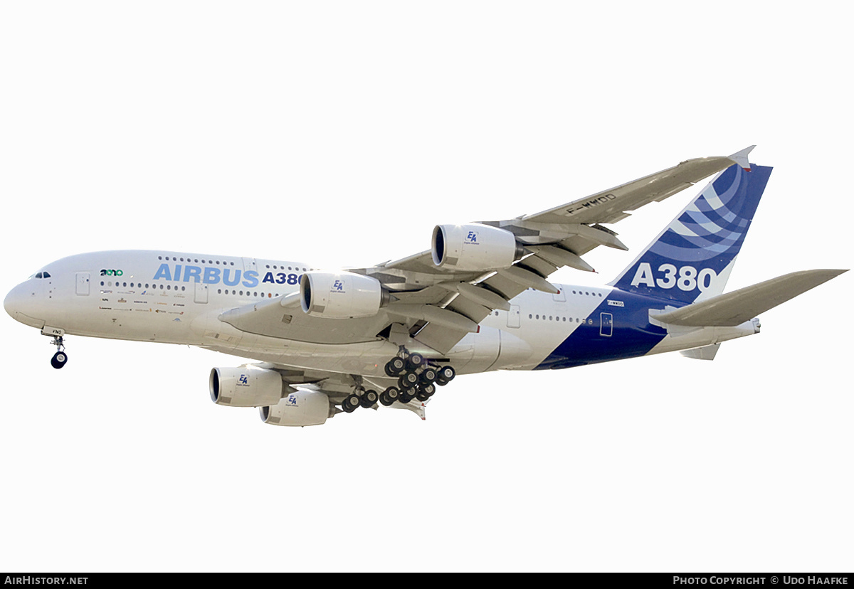 Aircraft Photo of F-WWDD | Airbus A380-861 | Airbus | AirHistory.net #400187