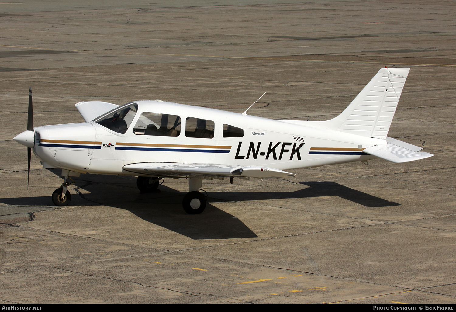 Aircraft Photo of LN-KFK | Piper PA-28-161(Centurion) Warrior III | AirHistory.net #400212