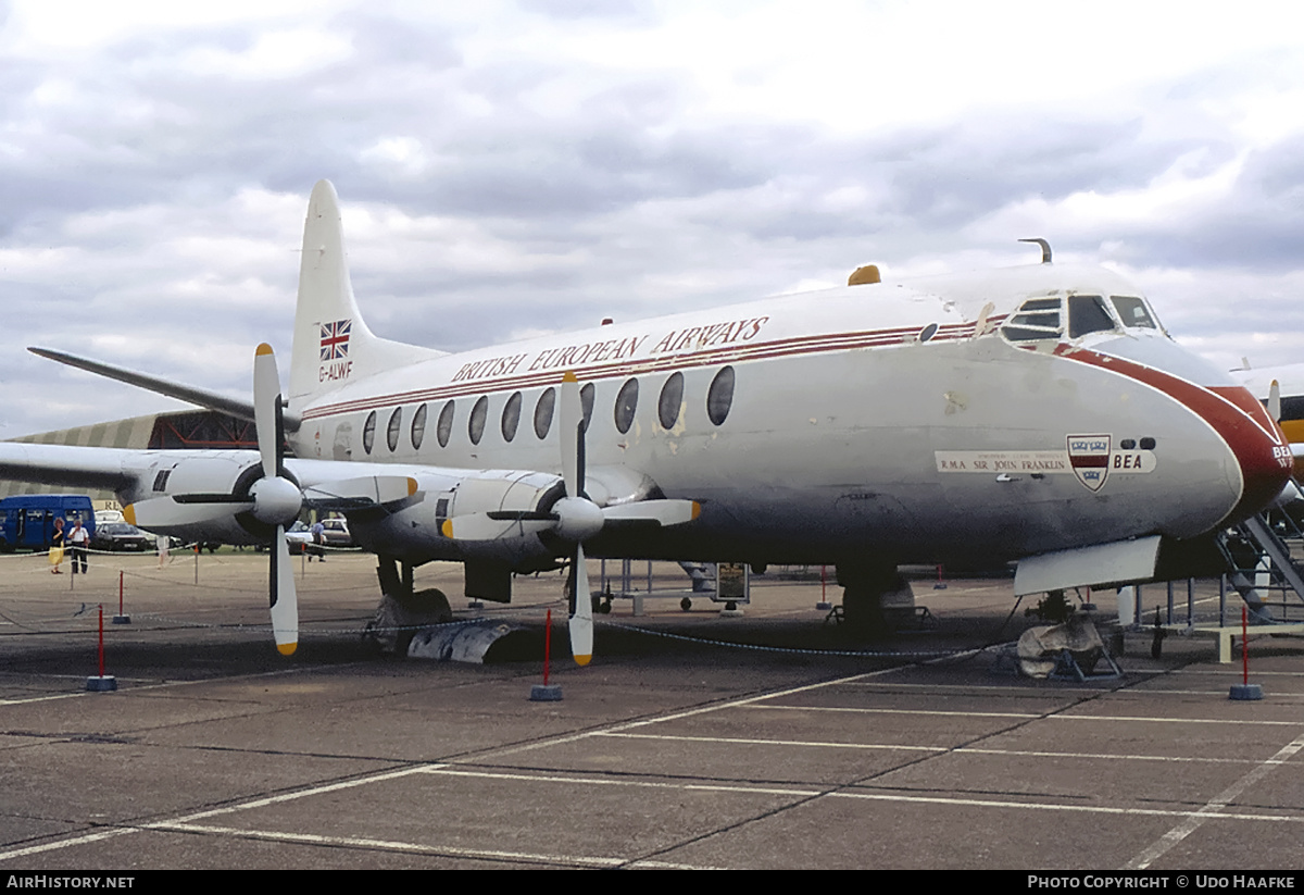 Aircraft Photo of G-ALWF | Vickers 701 Viscount | BEA - British European Airways | AirHistory.net #400228