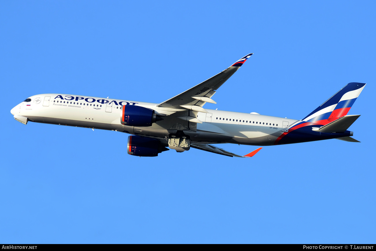 Aircraft Photo of VP-BXD | Airbus A350-941 | Aeroflot - Russian Airlines | AirHistory.net #400230