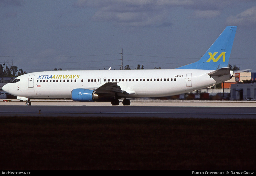 Aircraft Photo of N43XA | Boeing 737-4S3 | Xtra Airways | AirHistory.net #400234